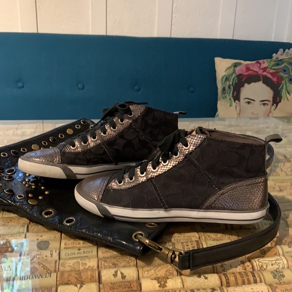 LUSCIOUS COACH Leather snake and Classic fabric. - Picture 4 of 7